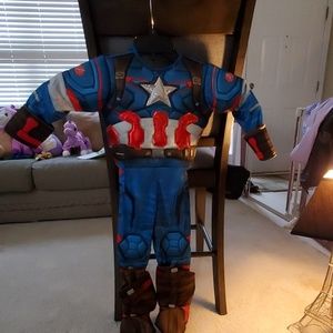 Toddler Captain America Costume size 3t-4t